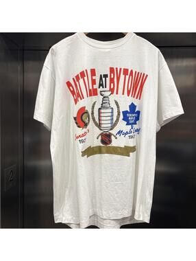 Vintage 90’s Battle At Bytown Maple Leafs Vs Sen T-shirt